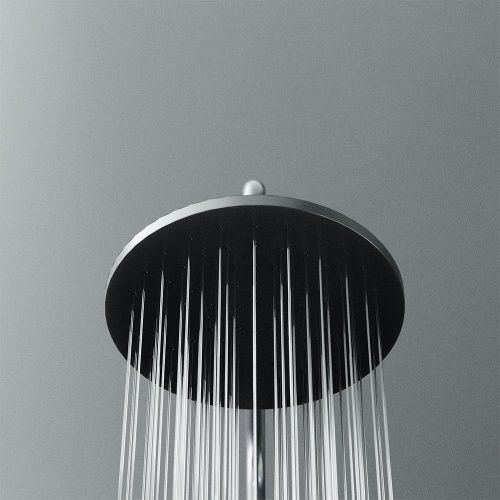 Душевая стойка Damixa Option DX218091300 настенная цвет черный с термостатом - фото 5