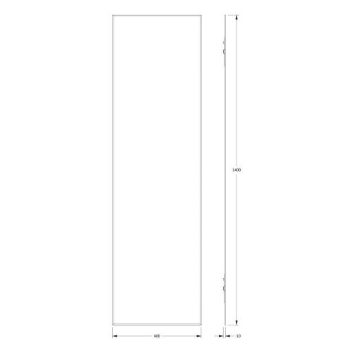 Зеркало Evoform Standard BY 0246 40х140 подвесное - фото 2