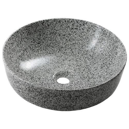 Раковина из сантехнического фарфора Melana A428-CV14-803 40х40 накладная цвет многоцветный без отверстий под смеситель - фото 4