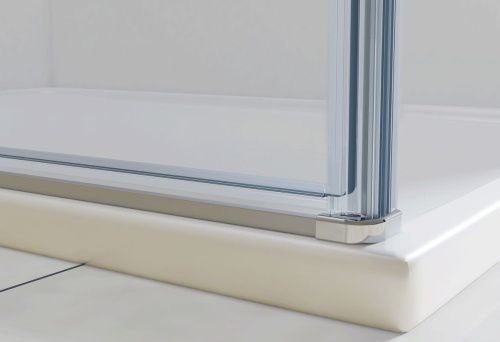 Душевой уголок Vincea Extra VSR-1E111210CLB 120х100 стекло прозрачное профиль черный без поддона - фото 4