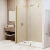 Душевая перегородка RGW Walk In 351005183-16 80х195 стекло прозрачное профиль золото