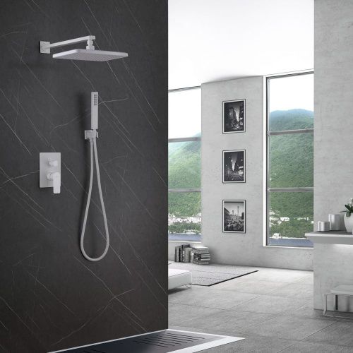 Душевая система Abber AF8018FW встраиваемая в стену цвет белый - фото 2