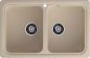 Кухонная мойка Granfest Standart S-780K кашемир 80х50 цвет бежевый поверхность матовая