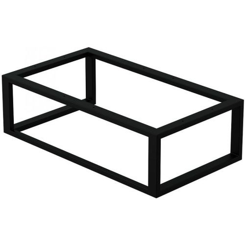 Консоль под раковину СанТа 900145 80х40 подвесная цвет черный - фото 3