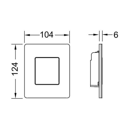 Клавиша смыва механическая Tece TECESolid 9242434 цвет нержавеющая сталь - фото 2