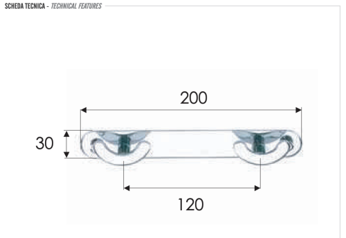 Крючок Remer RB312CR - фото 2