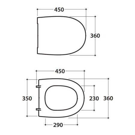 Крышка сиденье для унитаза Globo 4ALL MDR20.AT