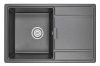 Кухонная мойка Granula 7804, ЧЁРНЫЙ 80х50 цвет черный поверхность матовая
