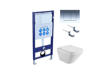 Сет унитаз + инсталляция Aquatek SET AQUATEK ЛИРА-010 4в1