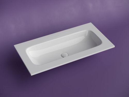 Раковина из сантехнического фарфора Ceramica Nova GRACE CN7019wx 90х50 накладная цвет белый - фото 2