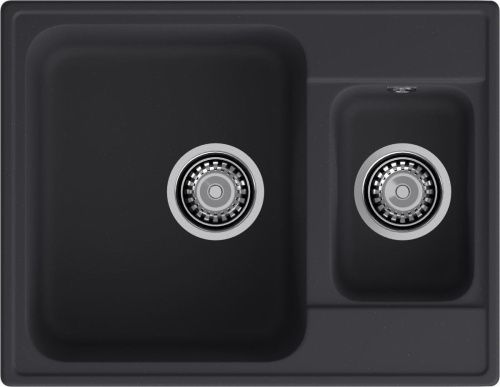 Кухонная мойка Granfest Quarz 09 черный 60х50 цвет черный поверхность матовая