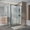 Душевой уголок Niagara Nova NG-34-13AGR-A100GR-34 130х100 стекло прозрачное профиль графит без поддона