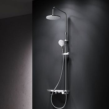 Душевая стойка Am.Pm Gem F0790700 настенная цвет хром