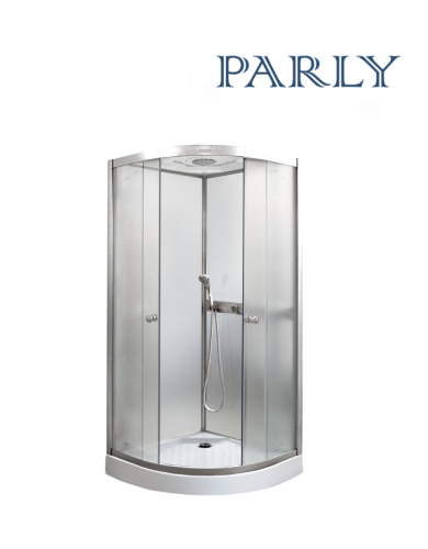 Душевая кабина Parly Frost F811 80х80 четверть круга с крышей ориентация универсальная - фото 2