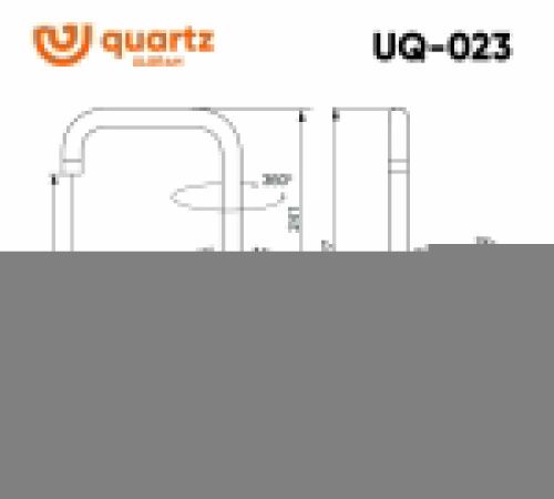 Смеситель для кухни Ulgran Quartz UQ-023-10 на мойку бежевый - фото 2