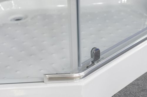 Душевой уголок Niagara Nova 66050811 90х90 стекло прозрачное профиль хром без поддона - фото 4