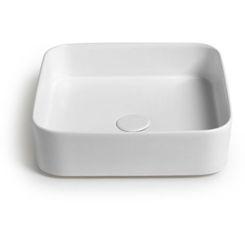 Раковина керамическая White Ceramic Blade W050701 40х40 накладная цвет белый
