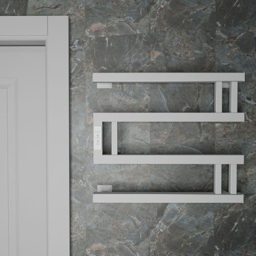 Полотенцесушитель электрический Altasan МонакоПроф МонакоПроф4050БМ 50х45 белый - фото 2