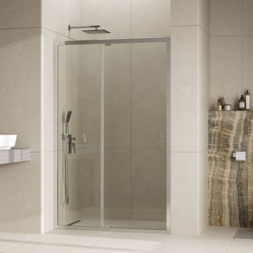 Душевая дверь Wasserkraft Aula 11P 11P05 120х190 стекло прозрачное профиль хром - фото 2