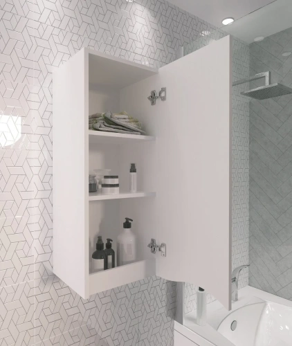 Шкаф 1MarKa Этюд У25502 40х90 подвесной цвет белый - фото 5