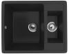 Кухонная мойка Ulgran Classic U-106-344 60х50 цвет черный