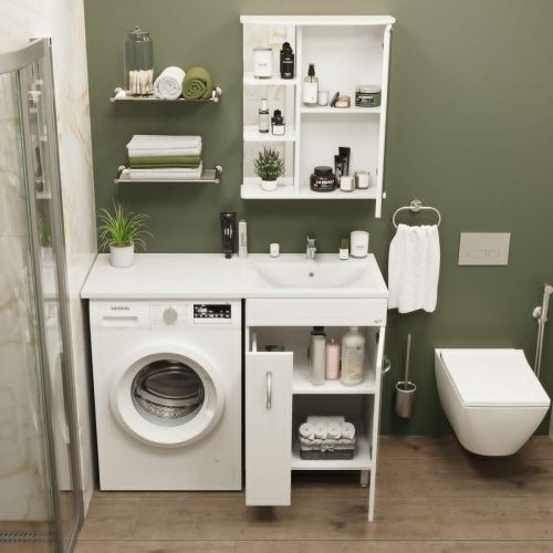 Зеркало-шкаф Onika Карина 206010 60х70 подвесной цвет белый - фото 5