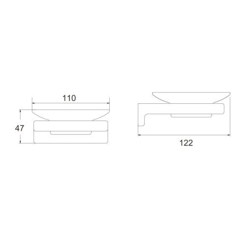 Мыльница Rose RG18C RG1803C - фото 3
