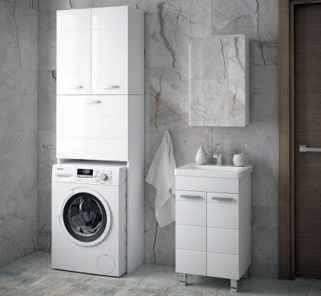 Тумба под раковину Corozo Денвер SD-00000529 50х40 напольная цвет белый