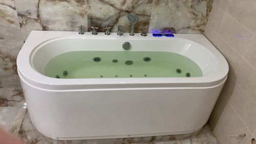 Ванна акриловая Frank 20156060 170х80 пристенная овальная с каркасом - фото 5