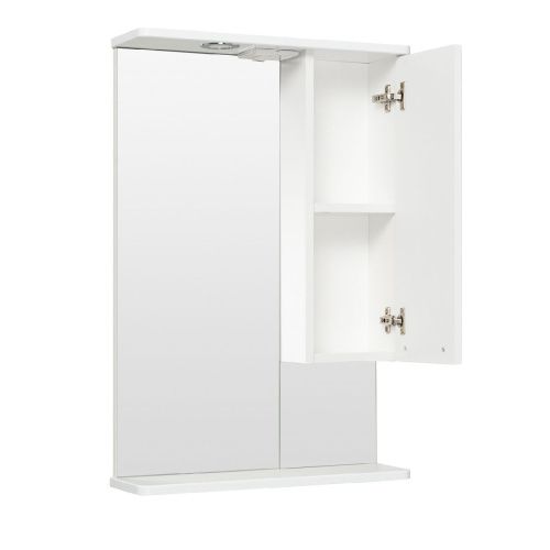 Зеркало-шкаф Runo МОНРО 00-00000459 50х80 подвесной цвет белый - фото 2