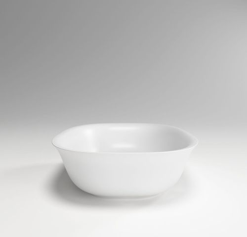 Раковина из искусственного камня Plumberia Selection Seta SETA SOFT BO 60х40 накладная цвет белый без отверстий под смеситель - фото 4