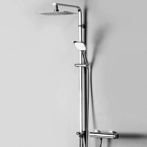 Душевая стойка Wasserkraft A042 настенная цвет хром - фото 2