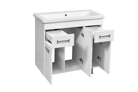 Тумба под раковину Stella Polar Фиора SP-00000213 80х40 напольная цвет белый