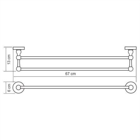 Полотенцедержатель WasserKRAFT 8540