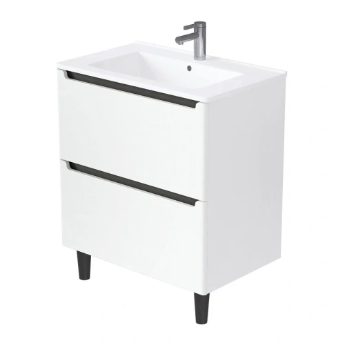 Тумба под раковину 1MarKa Coda Ц0000042341 70х50 цвет белый - фото 3