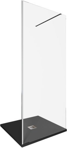 Душевая перегородка Allen Brau Infinity 3.21007.BA 90х200 стекло прозрачное профиль серебро - фото 5