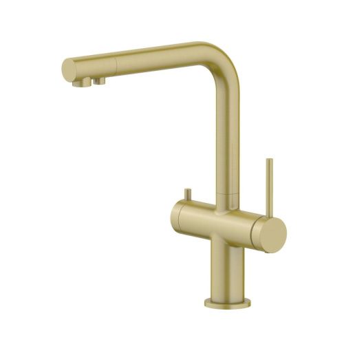 Смеситель для кухни Aquatek Европа AQ1385BG на мойку золото