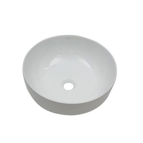 Раковина из сантехнического фарфора Melana 78115-805 40х40 накладная цвет белый без отверстий под смеситель - фото 4