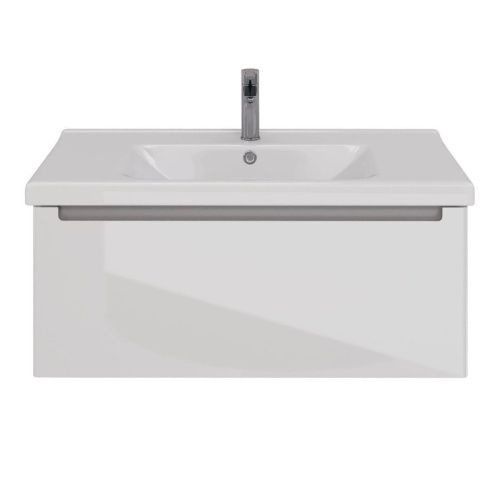 Тумба под раковину LeMark Buno mini LM05BM100T 100х40 подвесная цвет белый - фото 5