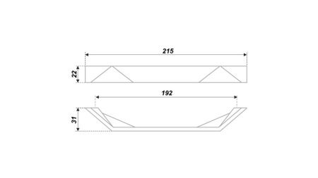 Ручка для мебели BelBagno Aurora RS268CP.4/192