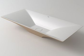 Раковина из искусственного камня Holbi SIRIUS 77 1.02.018.11.2 80х40 накладная цвет белый