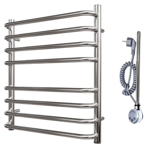 Полотенцесушитель электрический Point Нептун Премиум PN09156SE 55х60 хром - фото 4