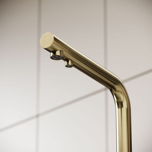 Смеситель для кухни Sancos Foster SC4014BG на мойку золото - фото 5