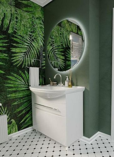 Тумба под раковину 1MarKa Lina У94493 80х30 цвет белый - фото 5