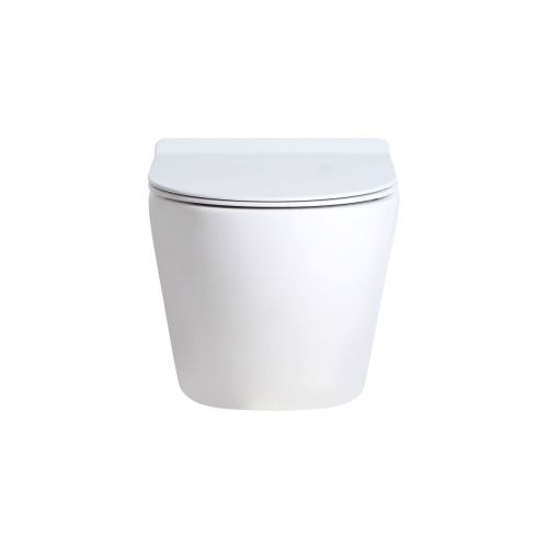 Унитаз подвесной Orange C07-100w белый с сиденьем микролифт каскадный смыв - фото 4