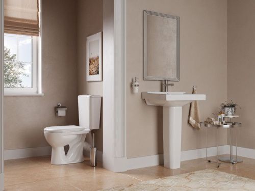 Раковина из сантехнического фарфора Santeri Орион 131108S0011B0 60х40 подвесная цвет белый 1 отверстие под смеситель - фото 5