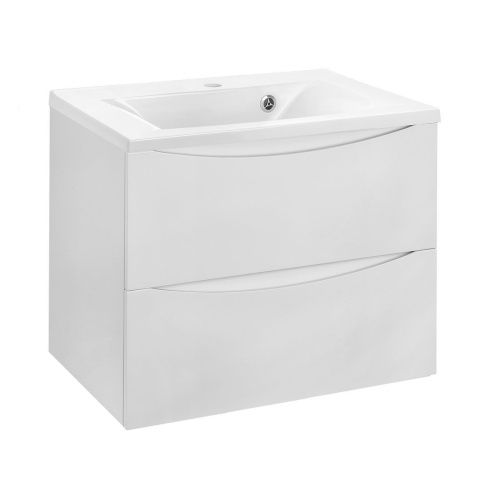 Тумба под раковину Vincea Mia VMC-2MA650GW 60х50 подвесная цвет белый - фото 2