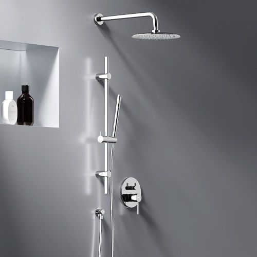 Душевая система Damixa Scandinavian Pure 936530000 встраиваемая в стену цвет хром - фото 3