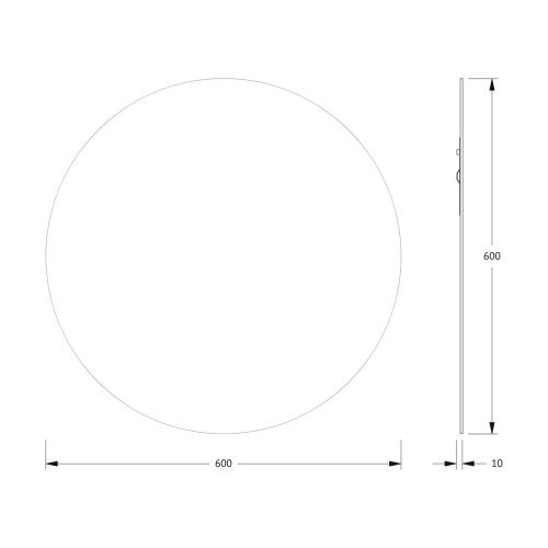 Зеркало Evoform Colora BY 0452 60х60 подвесное - фото 2