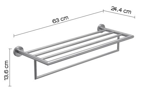 Полка в ванную комнату Gedy Project 5044(38) - фото 2